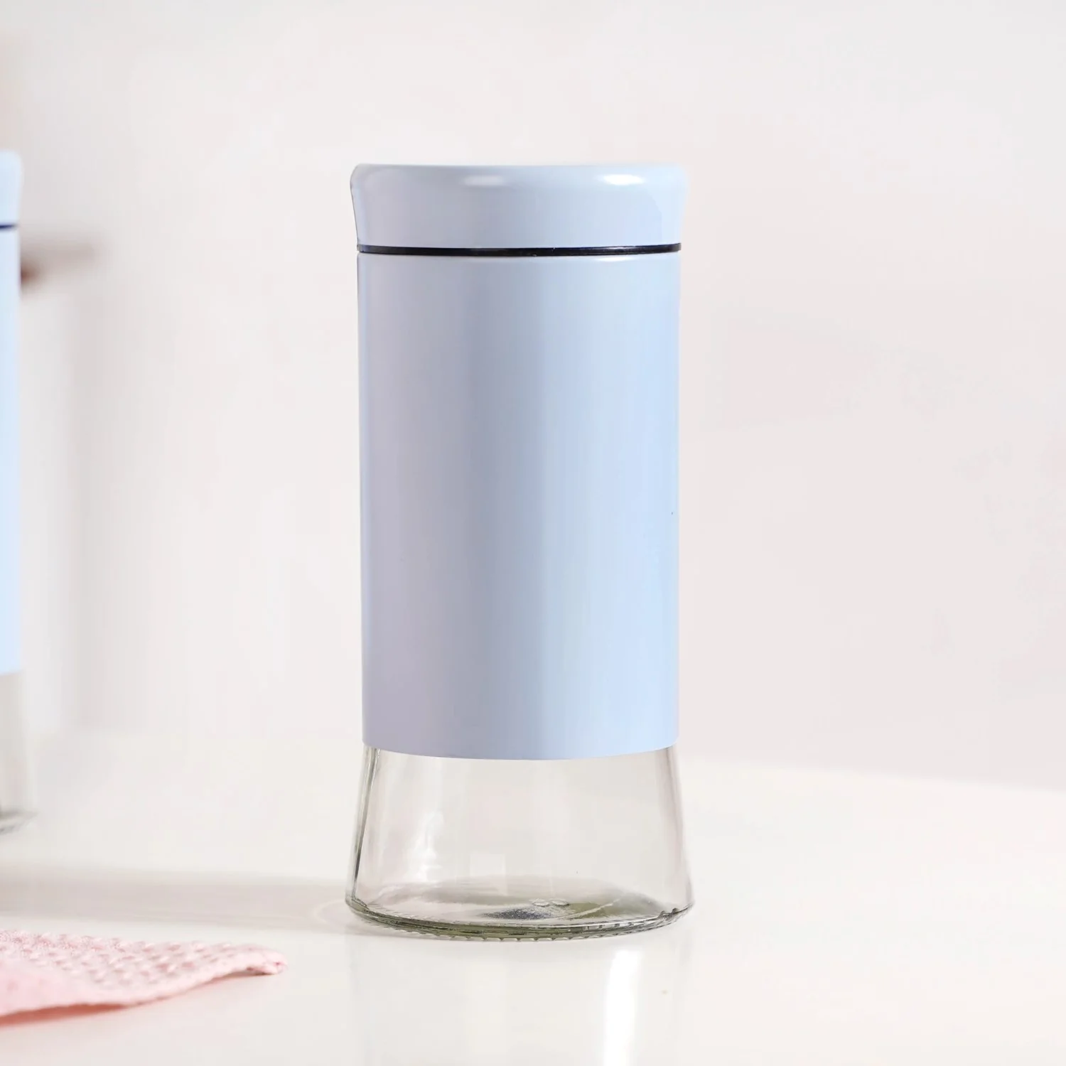 Winnie Metal Cover Glass Jars Blue Set Of 4 1000ml - Image 7