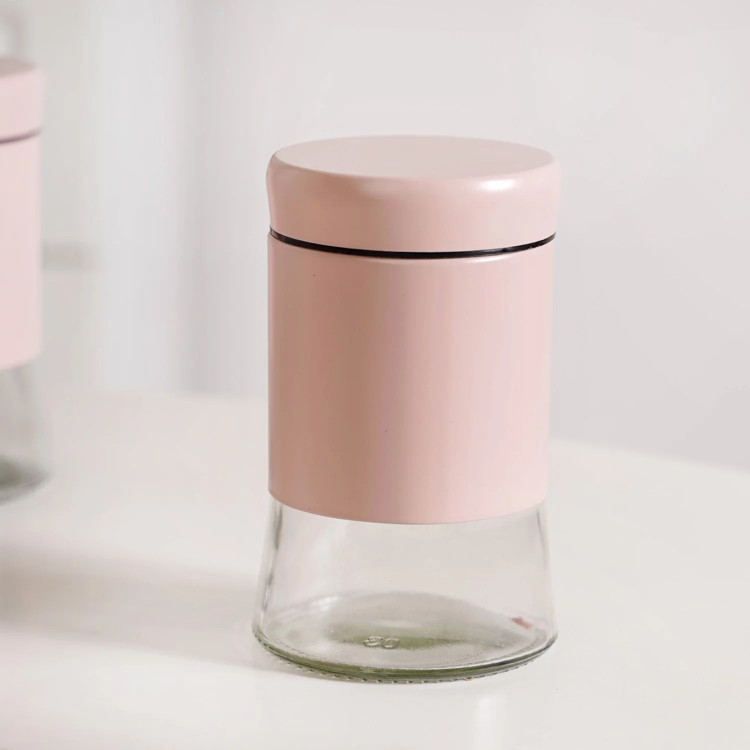 Winnie Set Of 4 Metal And Glass Container Jars 800ml - Image 8