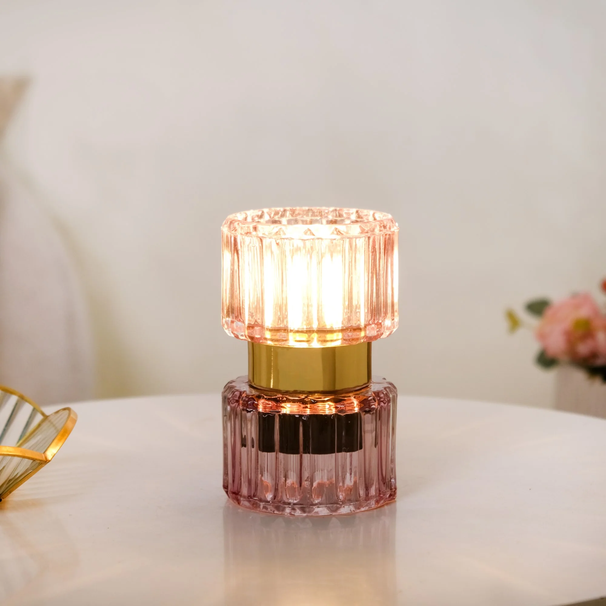 Wireless Decor Glass Lamp With LED Light Bulb - Image 2