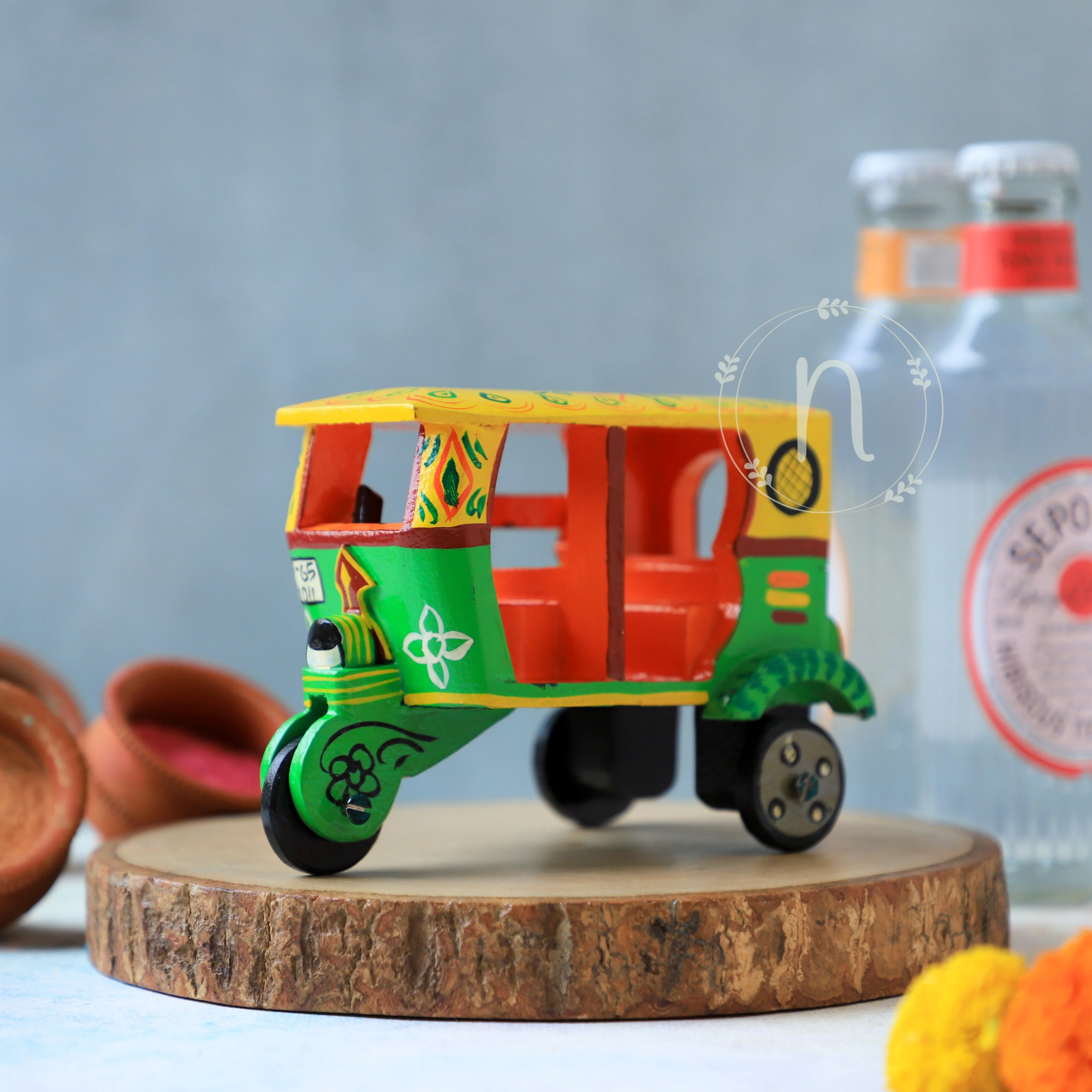 Wooden Auto Rickshaw - Image 8