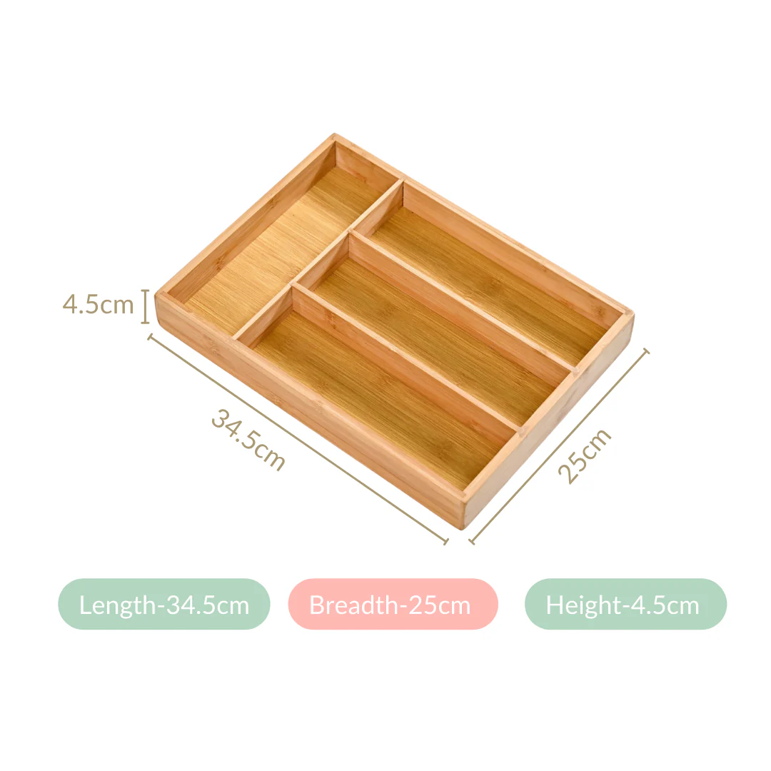 Wooden Kitchen Drawer Organiser For Cutlery - Image 4