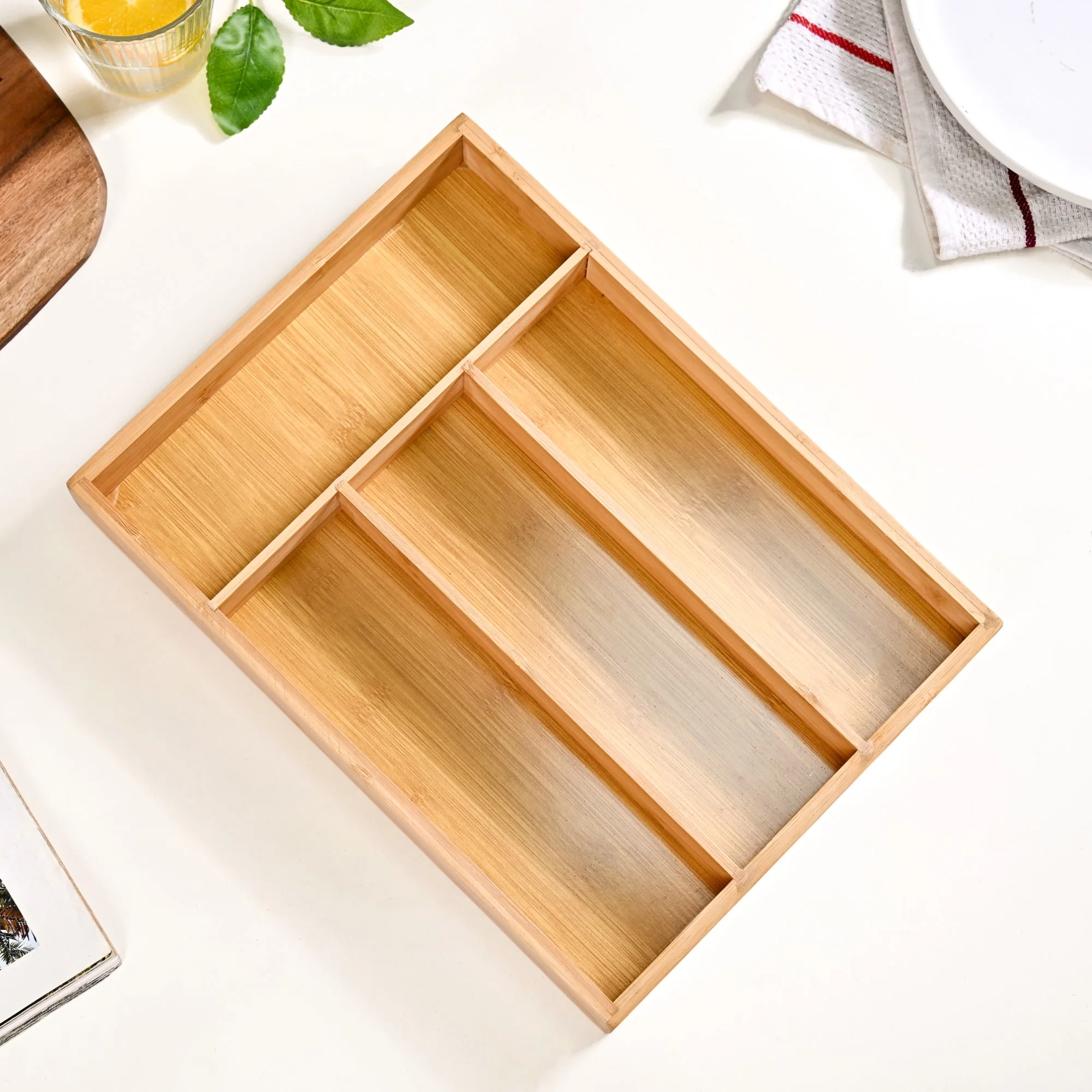 Wooden Kitchen Drawer Organiser For Cutlery - Image 6