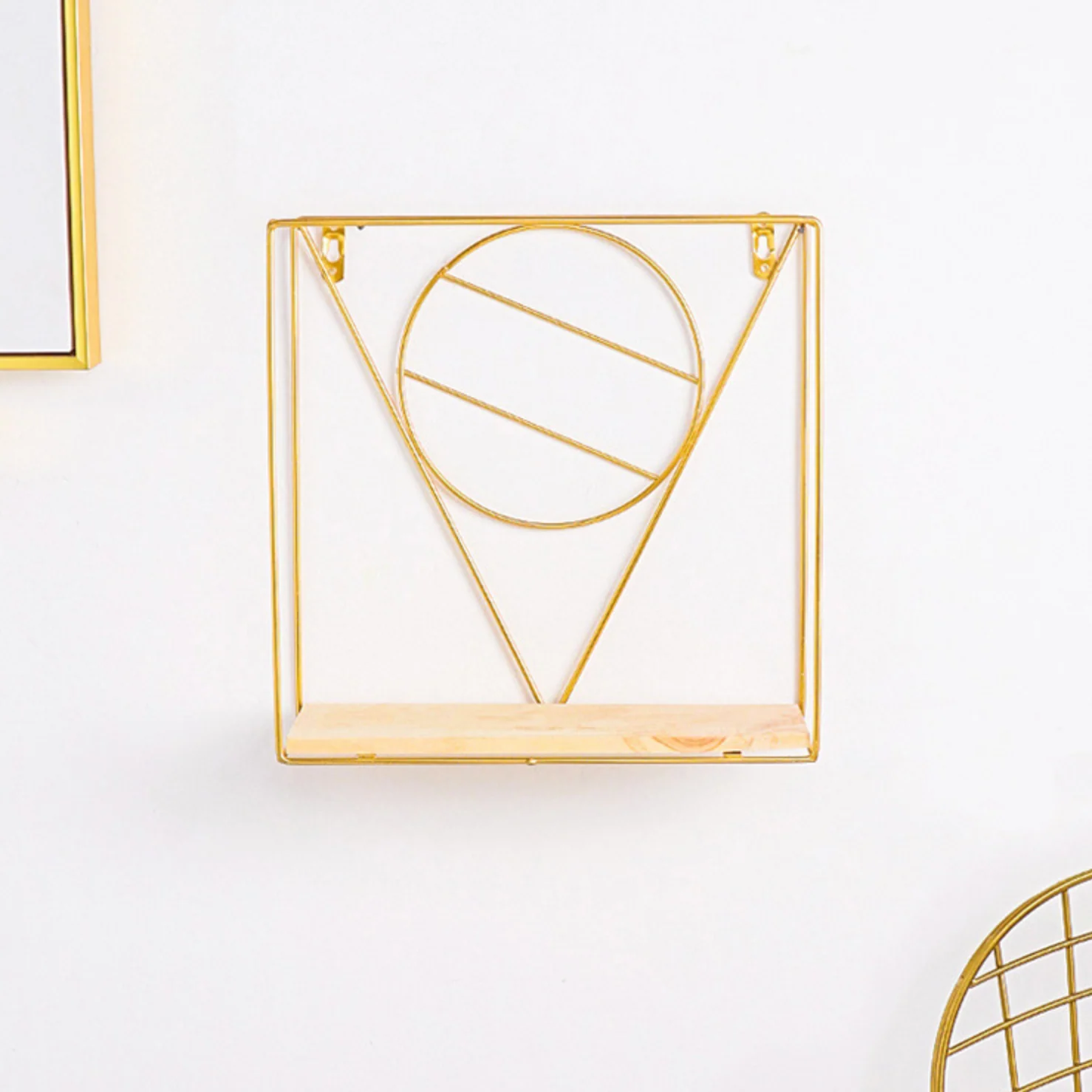Wooden and Metal Shelf - Image 10
