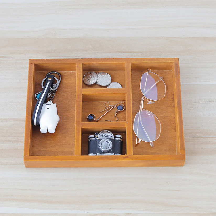 Wooden Organiser Tray - Image 2