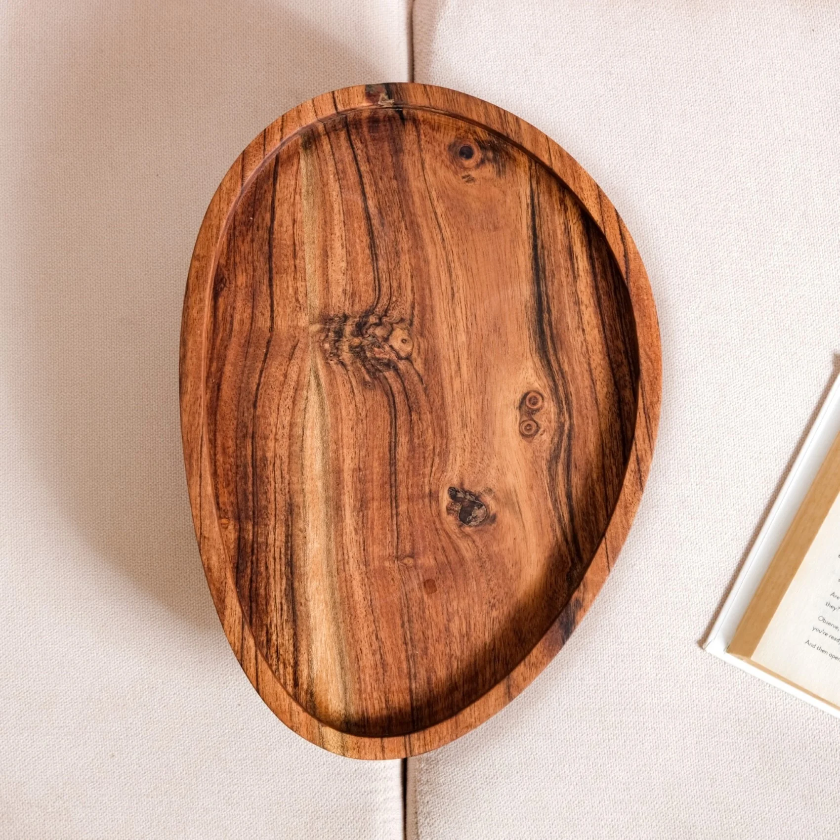 Wooden Sofa Serving Tray - Image 7