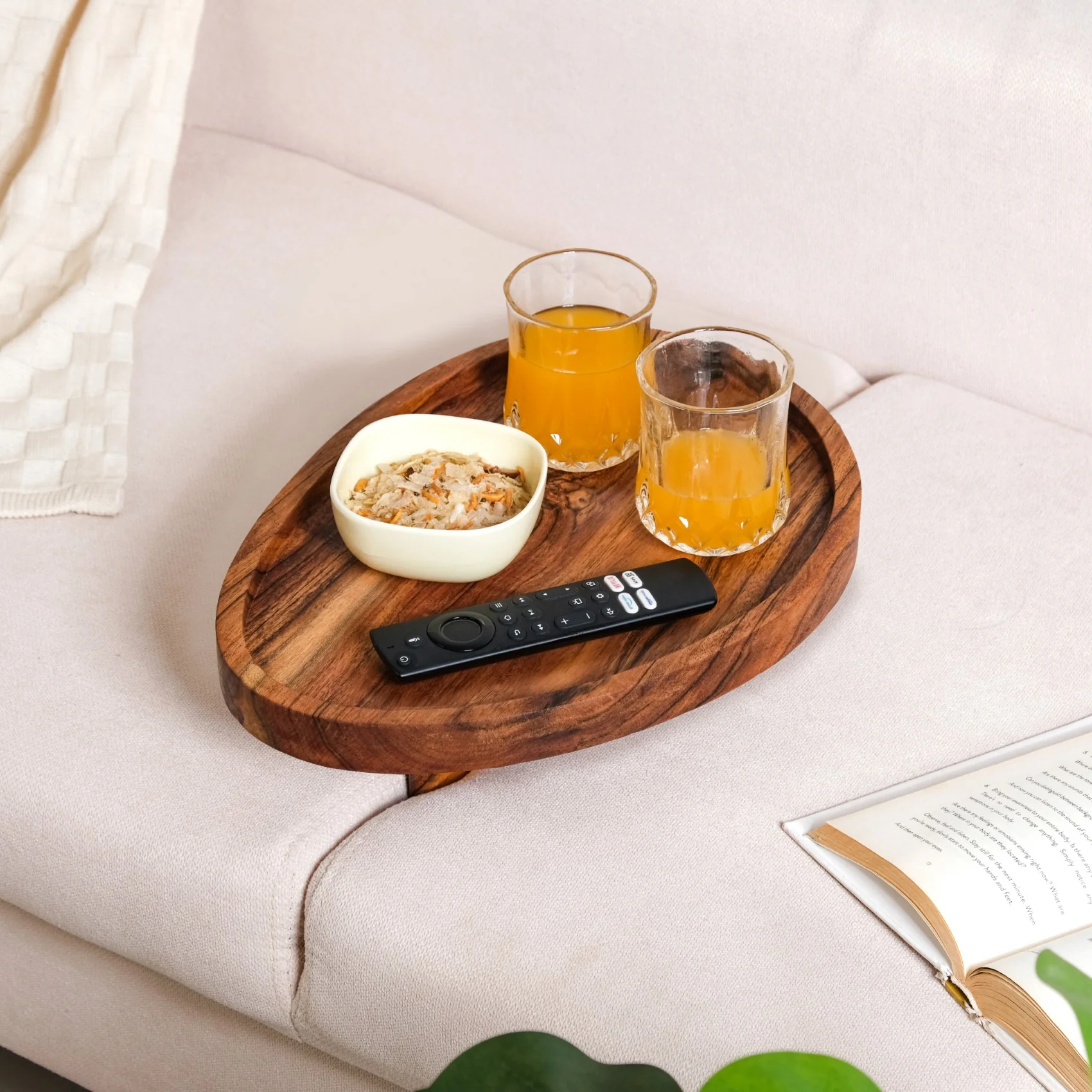 Wooden Sofa Serving Tray - Image 8