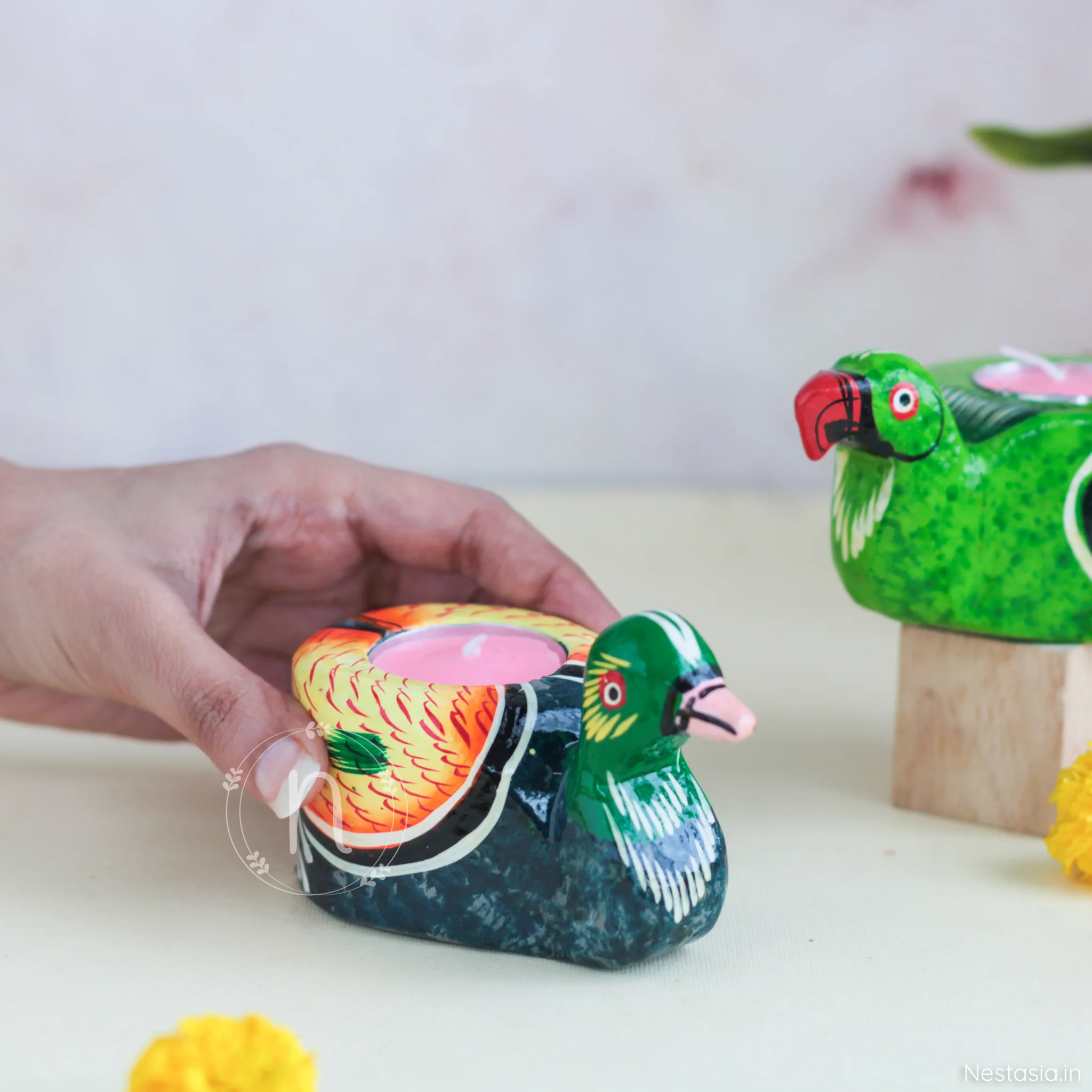Wooden Tealight Holder - Image 2