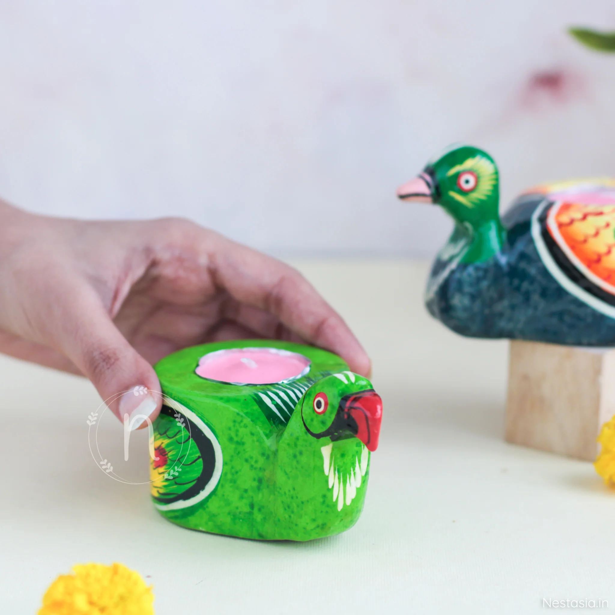 Wooden Tealight Holder - Image 3