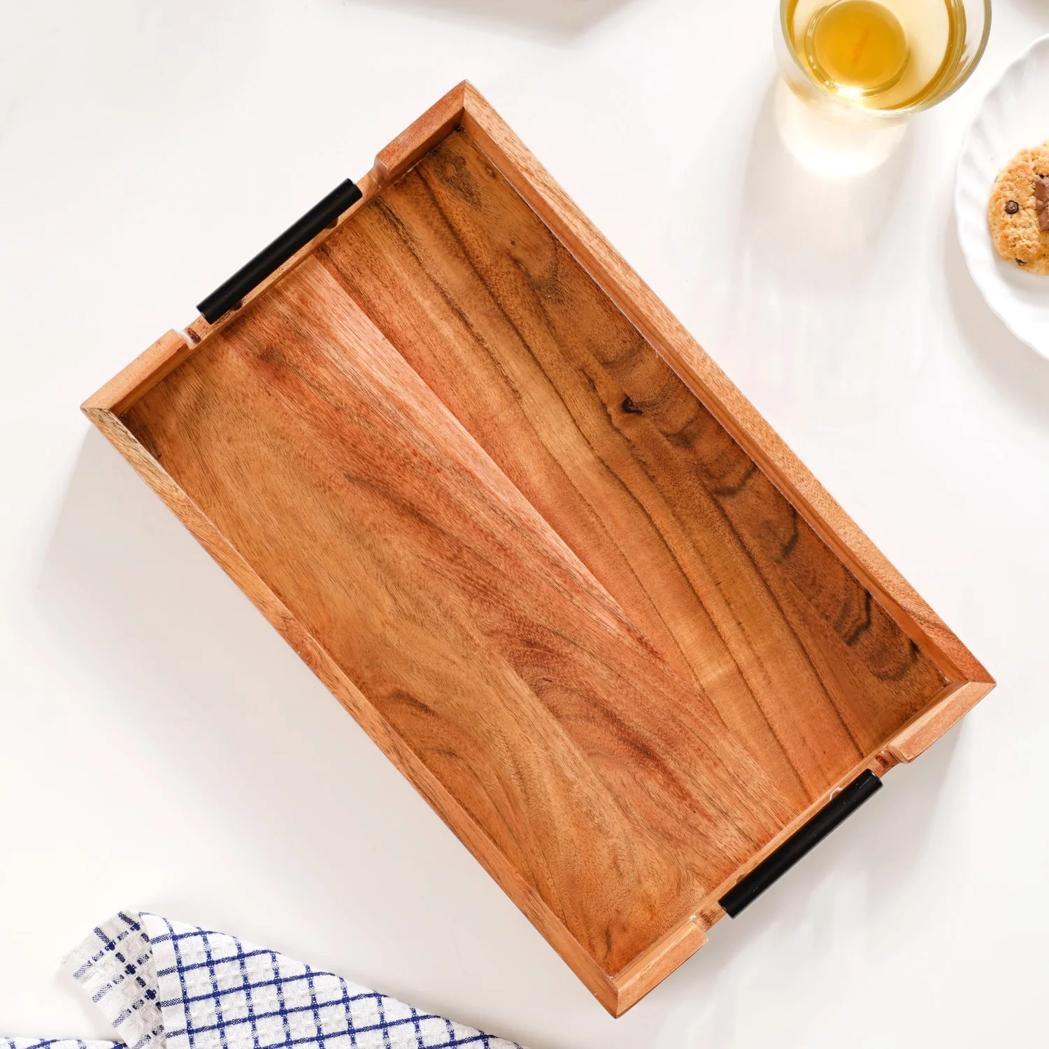 Wooden Tray With Handles - Image 10