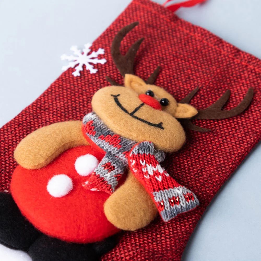 Woven Gift Stocking 9 Inch - Image 5