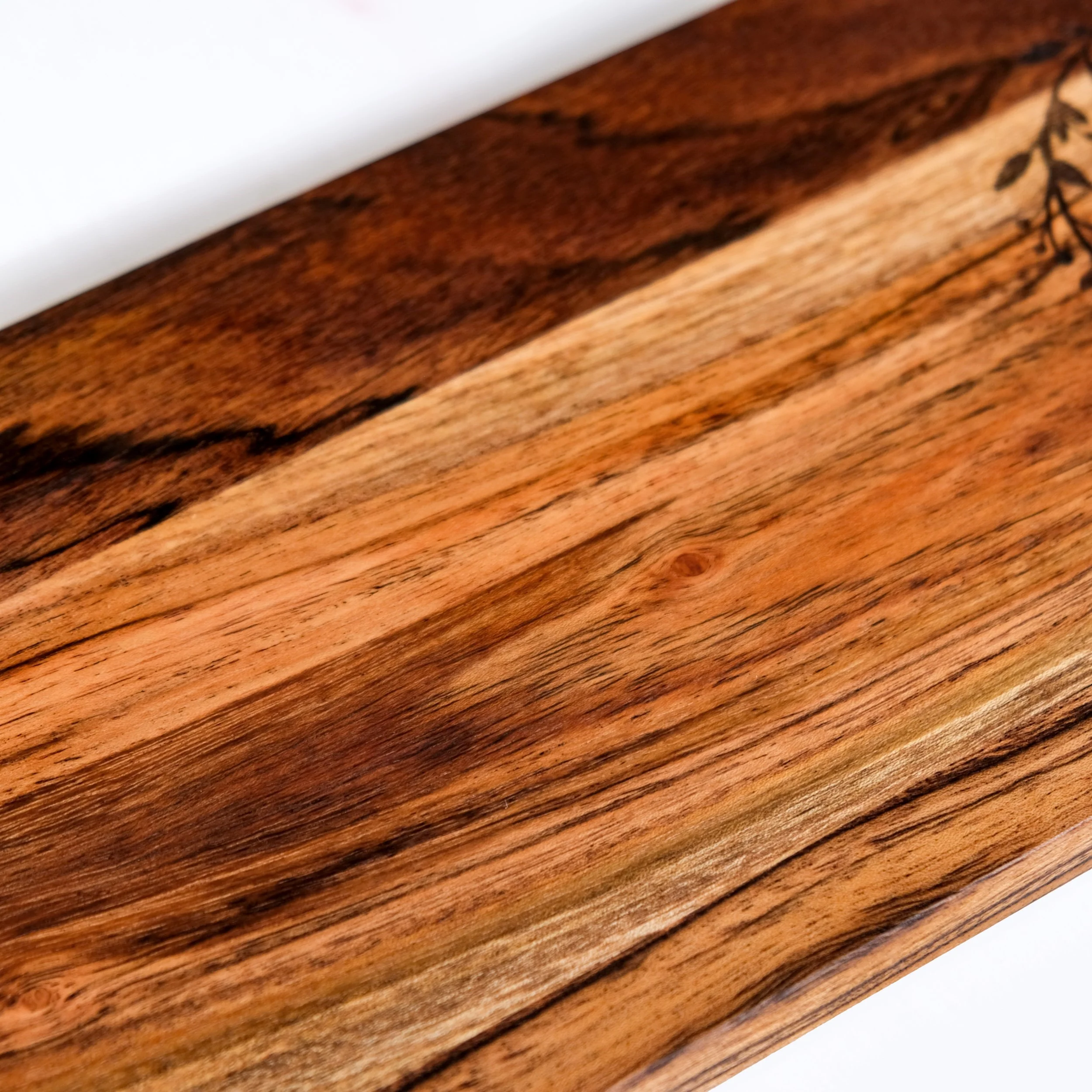 Wreath Ring Acacia Wood Platter 44x15cm - Image 6