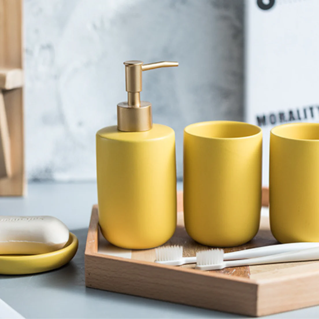 Yellow Bath Set - Image 4