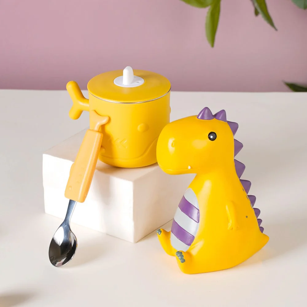 Yellow Dino Rakhi Hamper For Kids Set Of 6 - Image 4