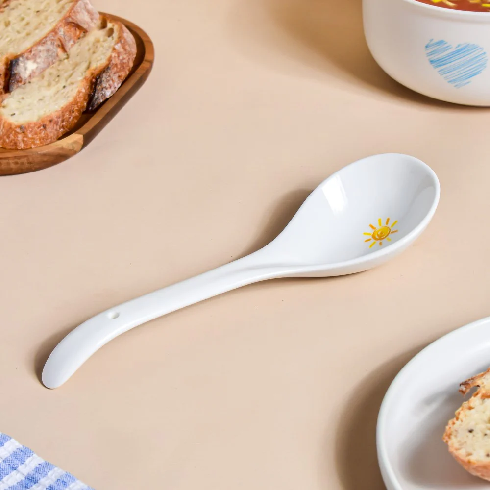 Yellow Heart Serving Spoon - Image 3