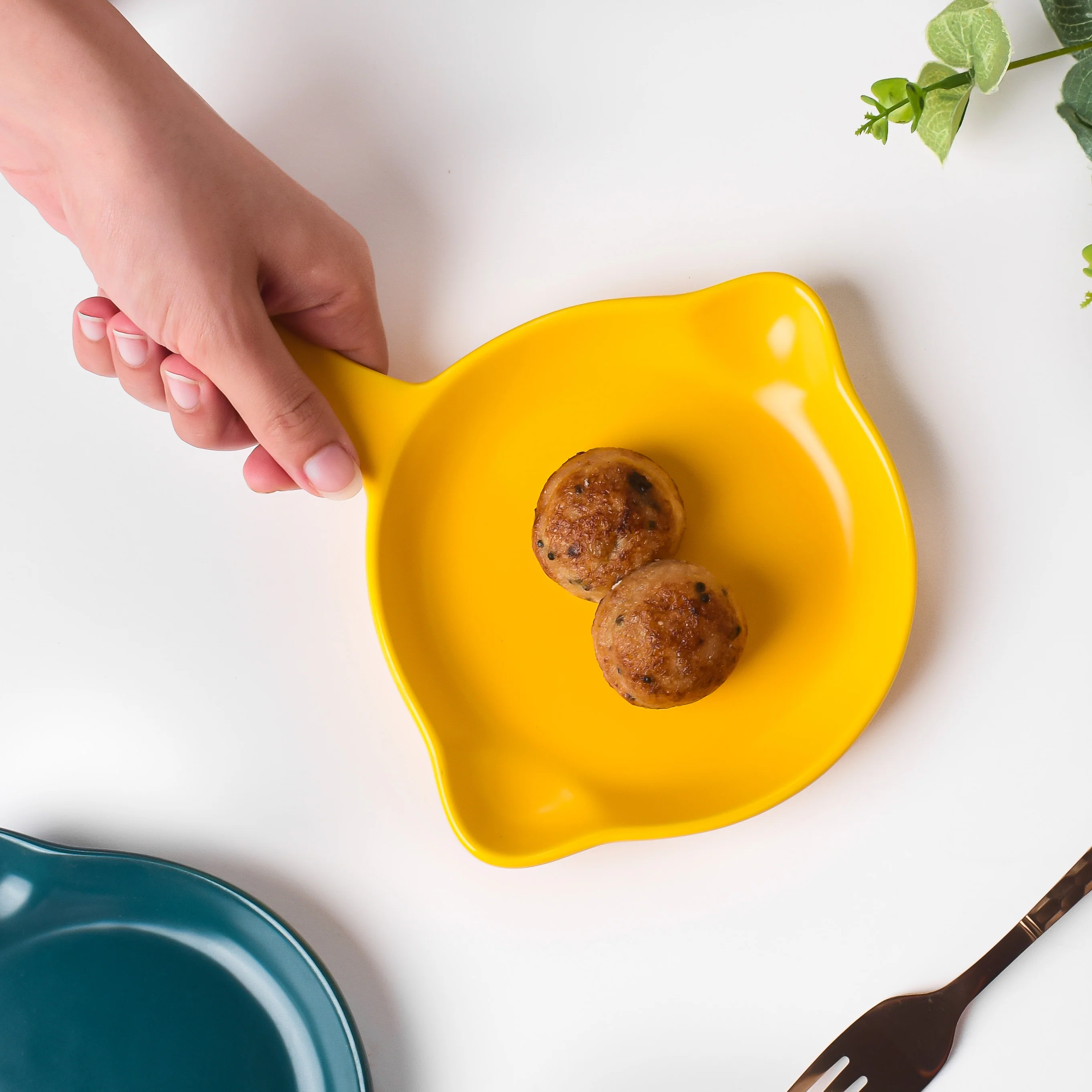 Yellow Microwavable Baking Tray 6 inch - Image 2
