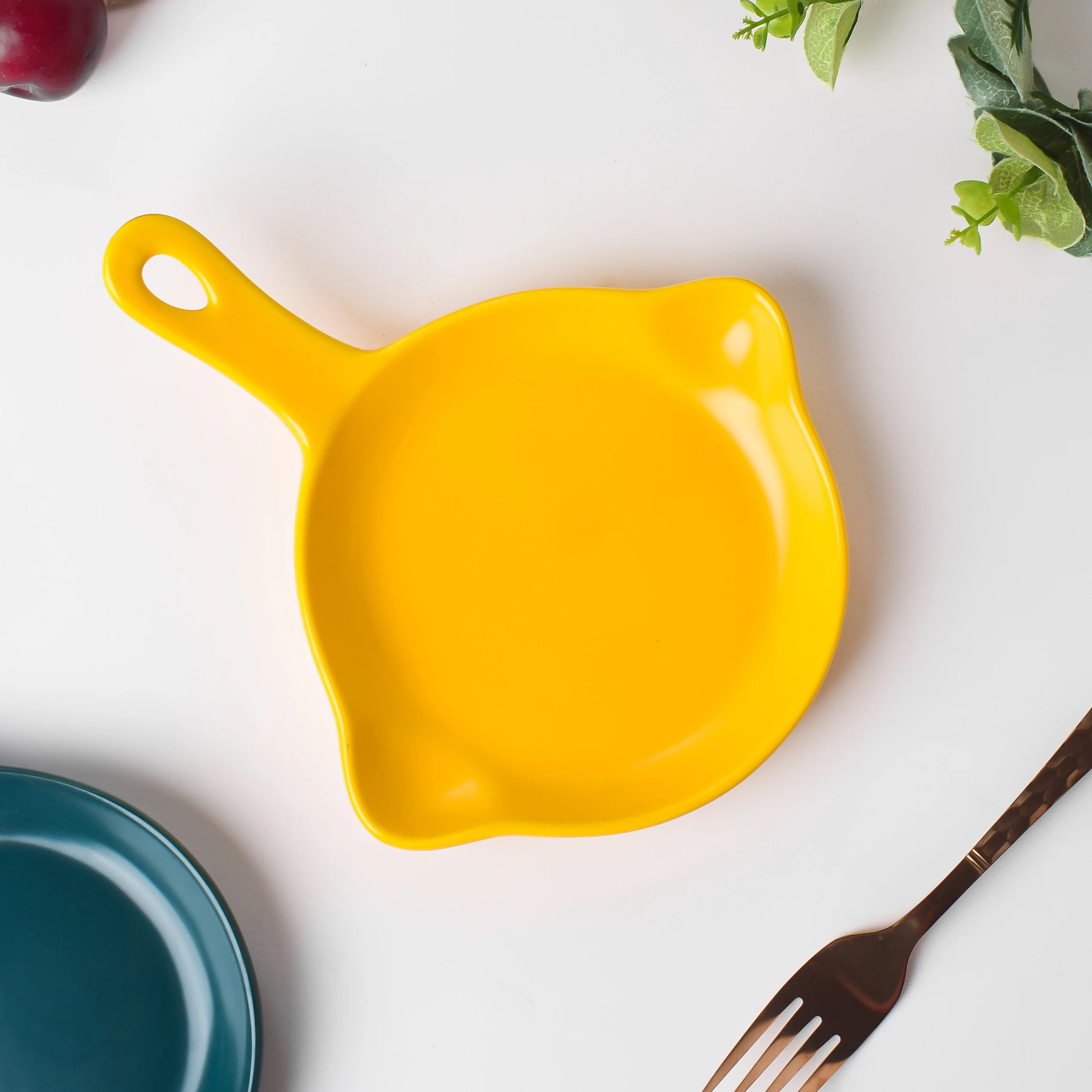 Yellow Microwavable Baking Tray 6 inch - Image 4