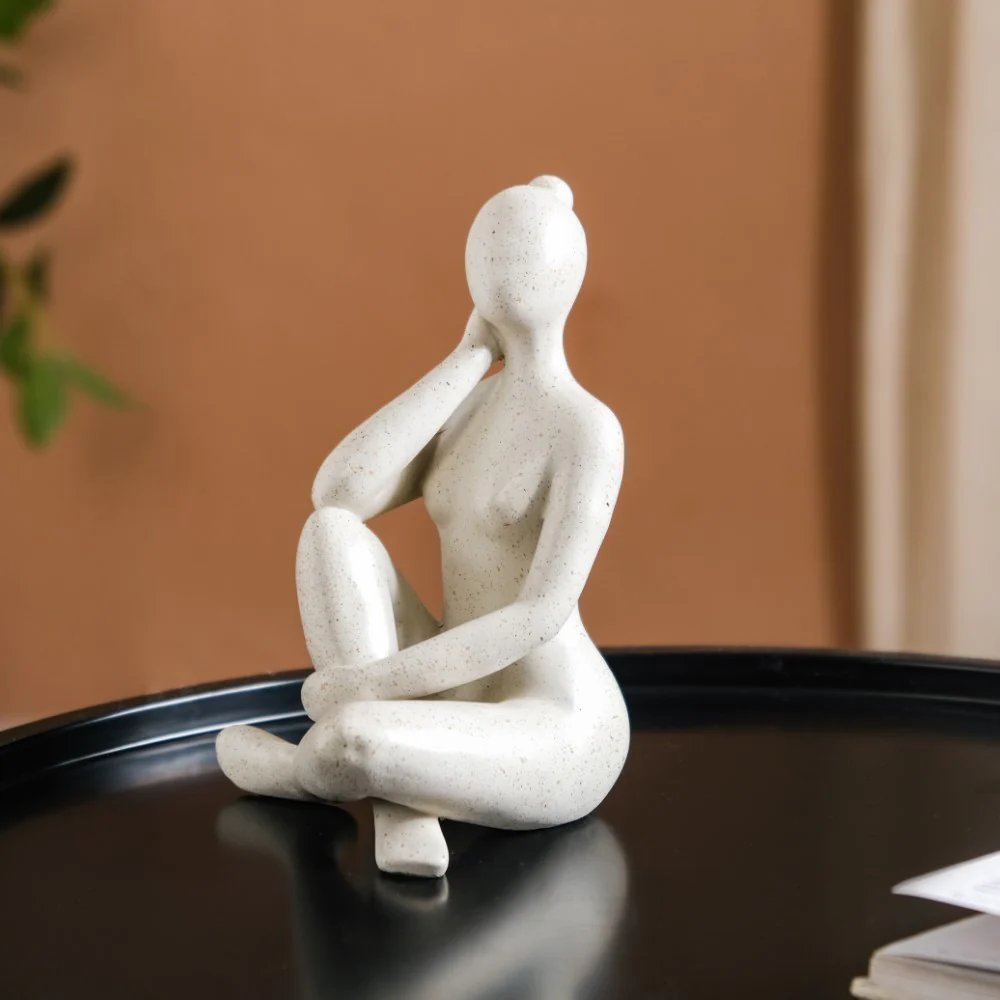 Yoga Woman Statues Set Of 3 - Image 13