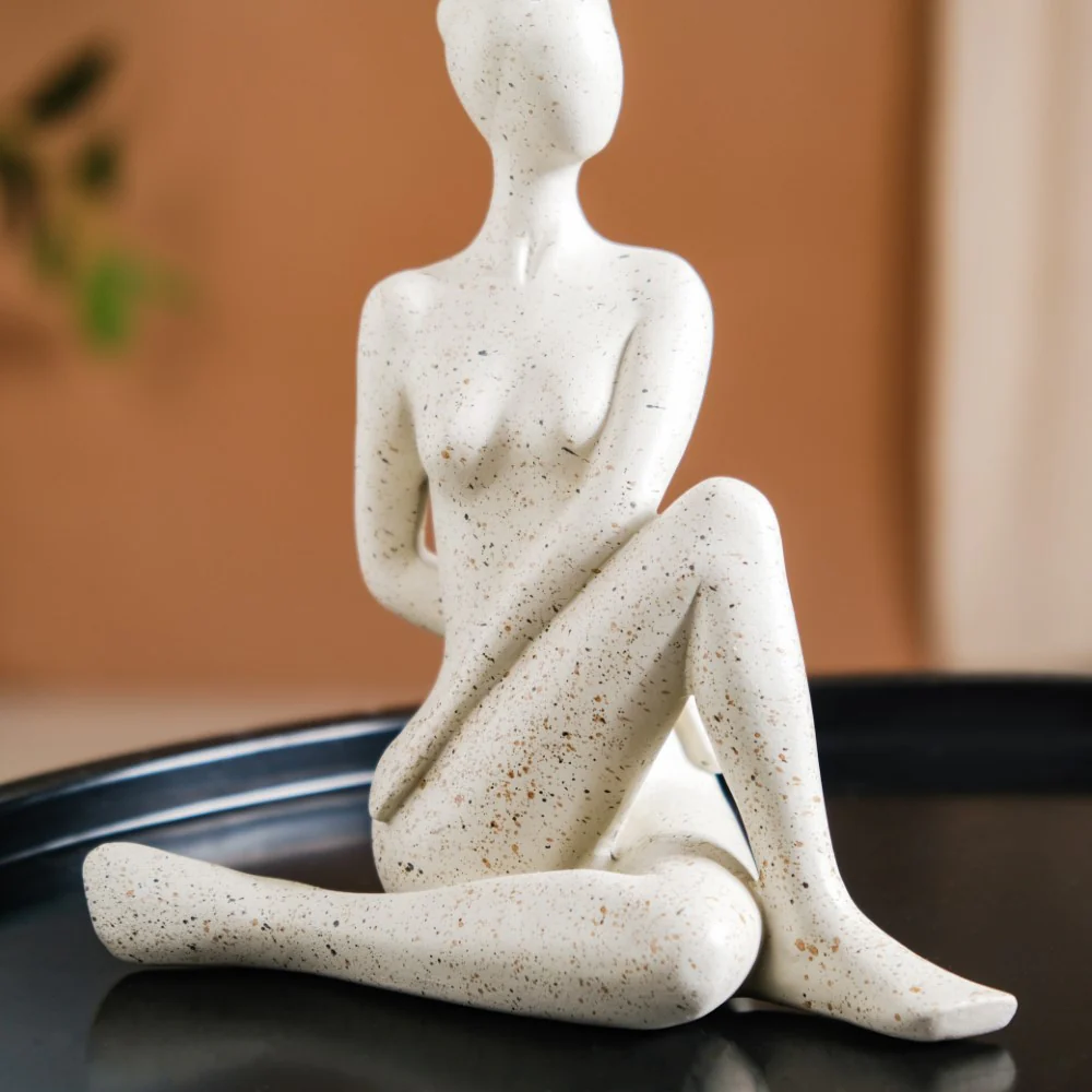Yoga Woman Statues Set Of 3 - Image 16