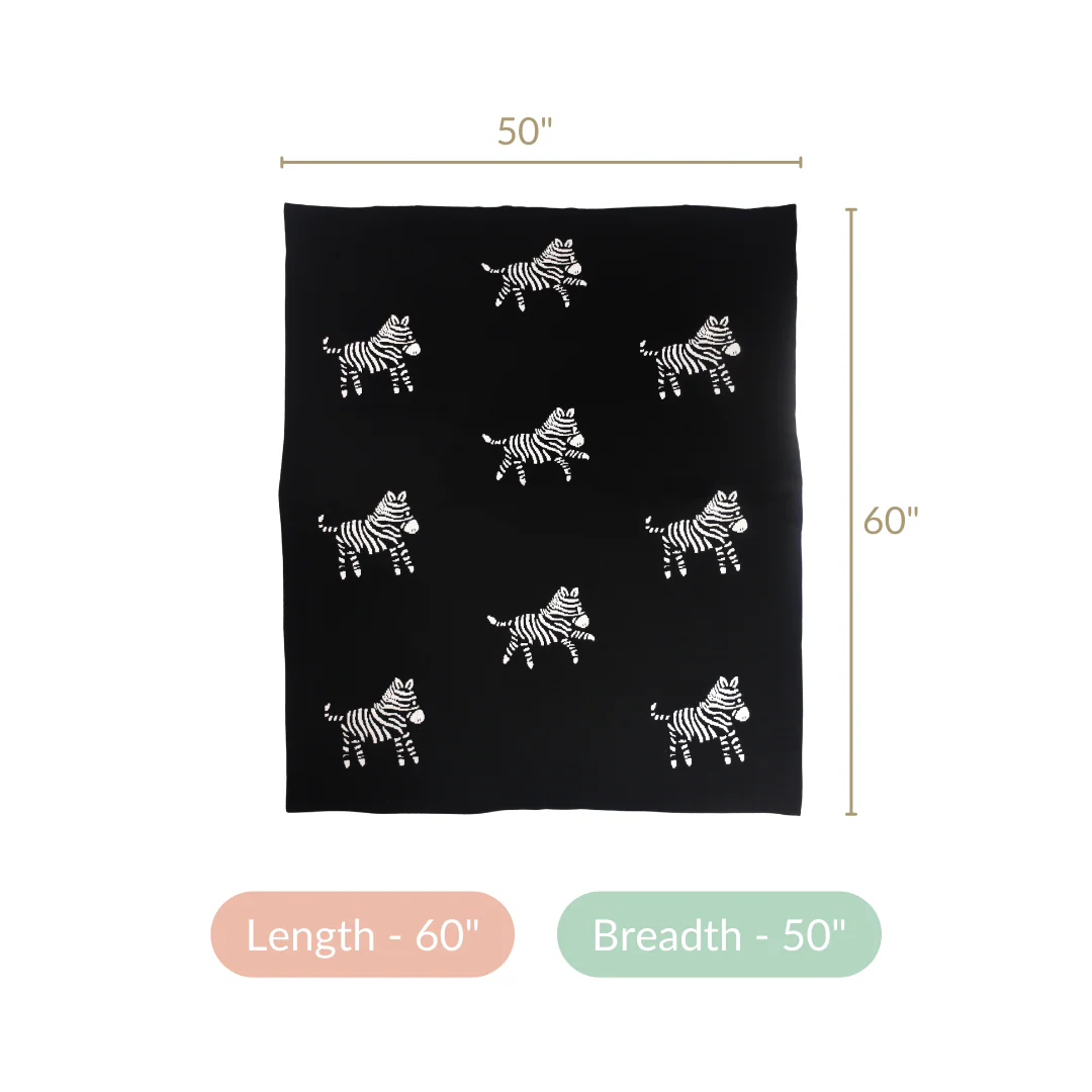 Zebra Reversible Throw Blanket - Image 8