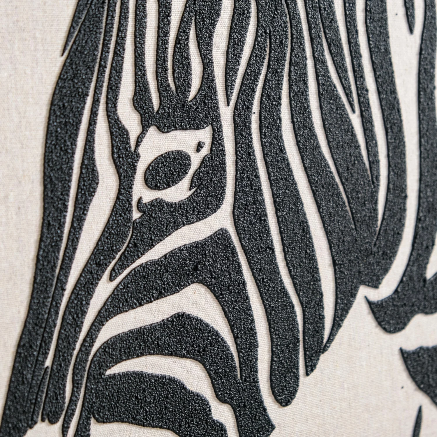 Zebra Safari Embossed Wall Decor For Living Room 23x17 Inch - Image 10