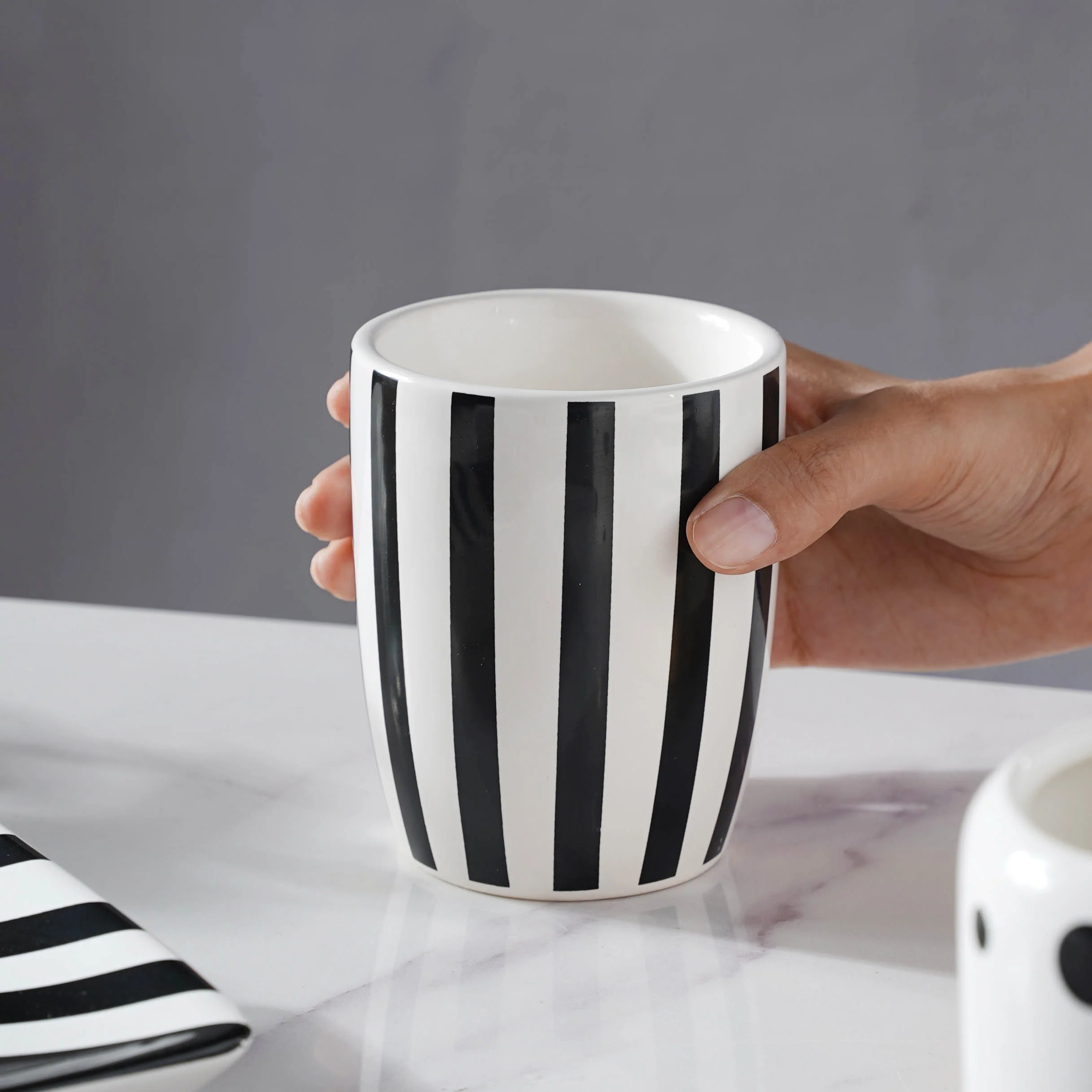 Zebra Stripes Ceramic Bath Set - Image 10