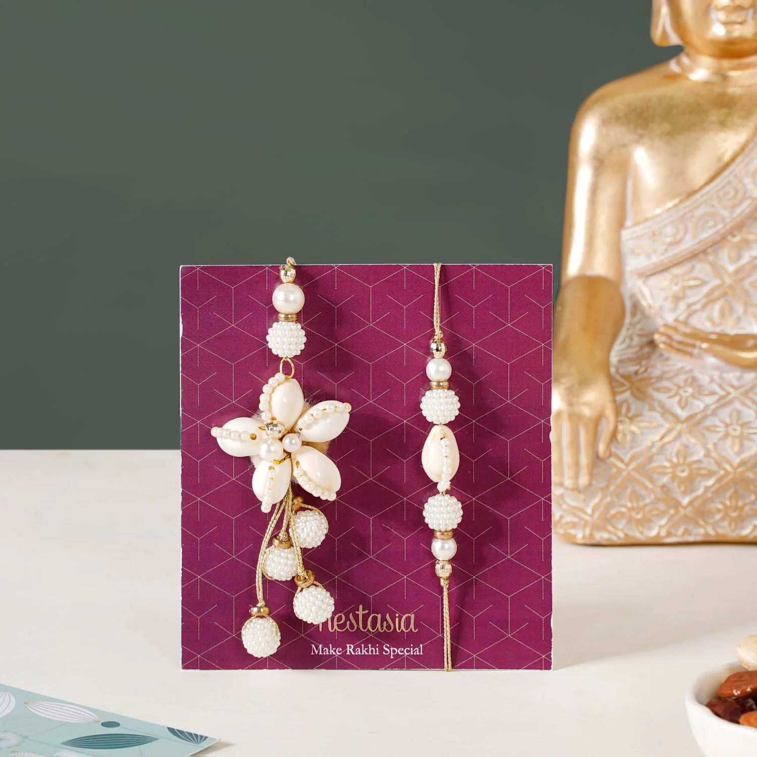 Zen Buddha Rakhi Lumba Gift Hamper - Image 2