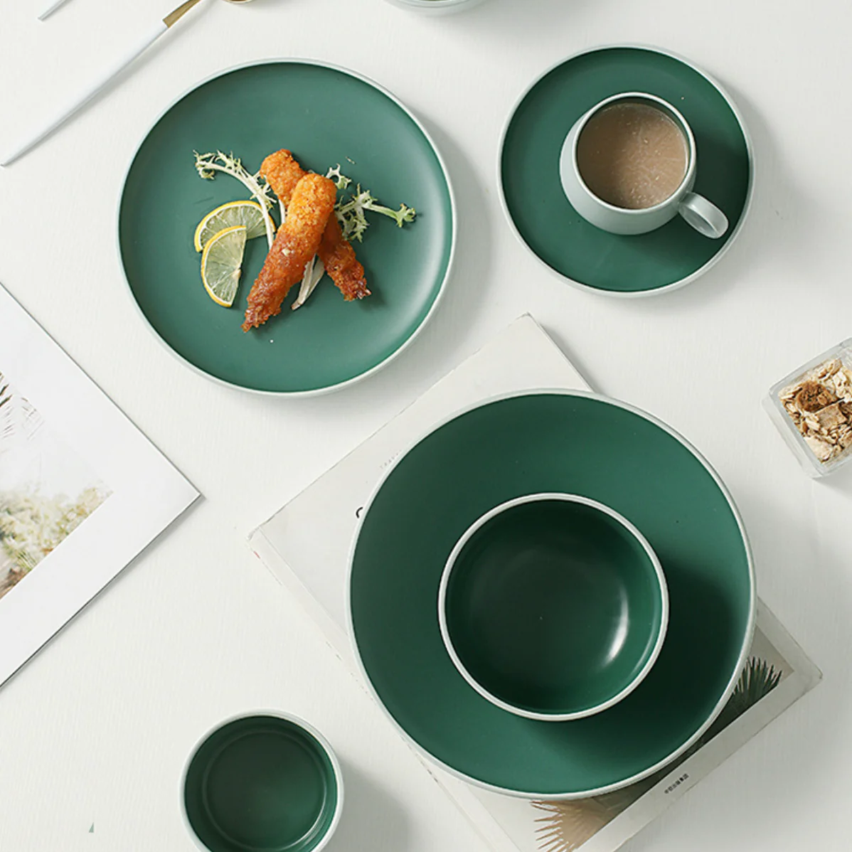 Zoella Dinner Plate Green - Image 6