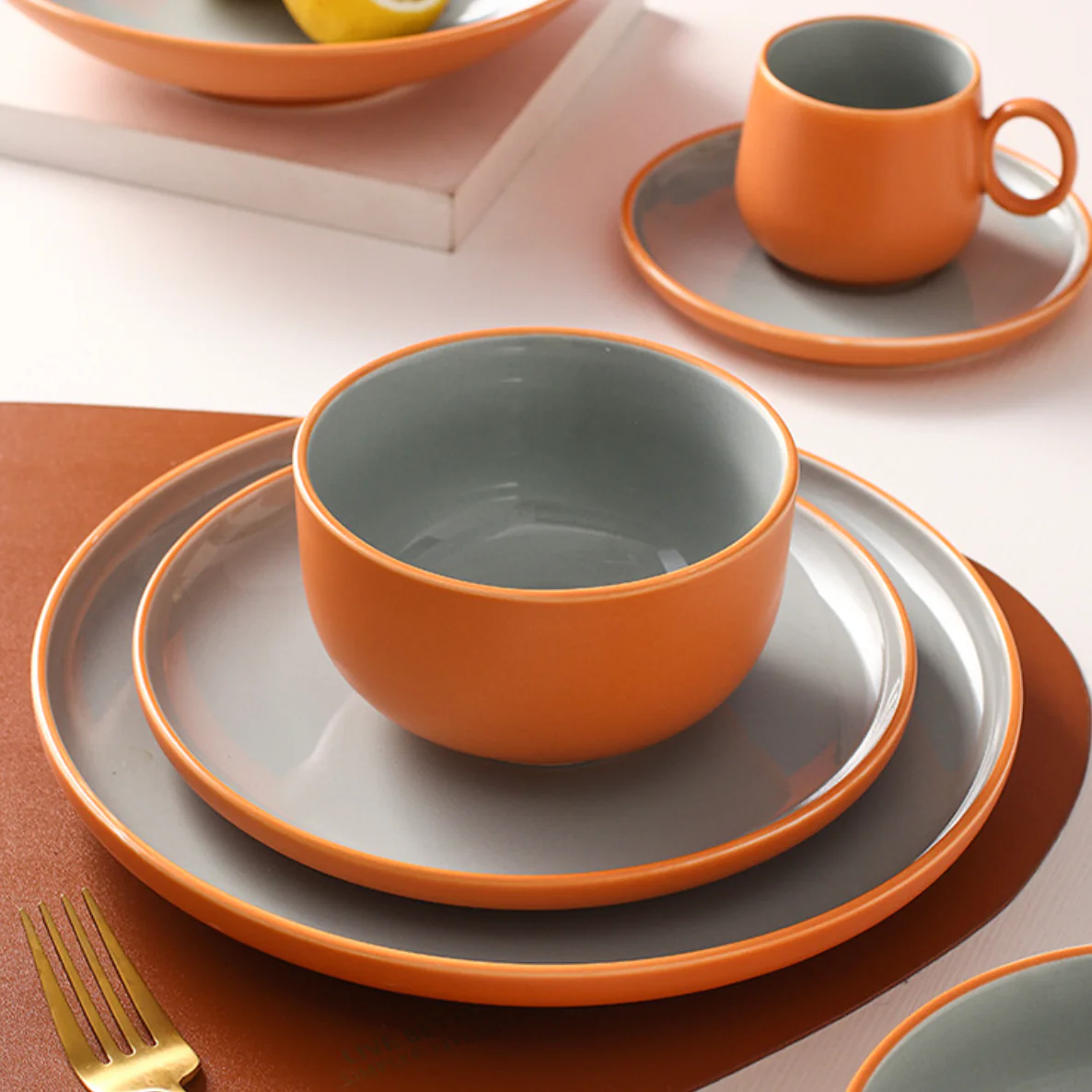 Zoella Dinner Plate Grey - Image 5