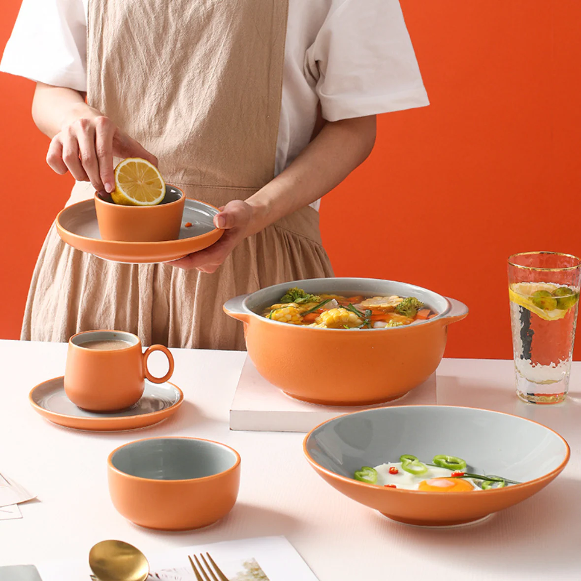 Zoella Pasta Plate Grey - Image 9